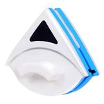Magnetic Glass Wiper ,Double Sided Window Cleaner Magnetic Window Cleaner Double Side Glass Cleaning Brus Blue Washing Brush Tool for Sliding Doors Window Shower Screens P3‑8mm