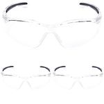 Honeywell 1015370 A800 Sporty Safety Eyewear Frame with Clear Anti-Scratch Lens, Translucent One Size,Clear/Translucent