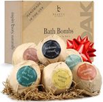 Bath Bomb Gift Set - USA Made with Natural & Organic Ingredients, Relaxing Gifts for Women & Men, Spa Gifts & Stocking Stuffers for Women, Luxury Gift Ideas, Bath Bombs for Wife & Kids