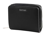 Calvin Klein Women's Must Z/A Wallet W/Flap MD K60K610300, Black (Ck Black), OS