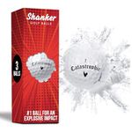 Shanker Golf Balls - Prank Balls That Shatter on Impact - Funny Joke for Golfers (Sleeve of 3, Novelty)