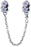 ABAOLA Heart Safety Chain Charm 925