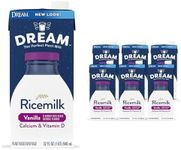 Rice Dream Rice Milk Drink, Enriched Vanilla, Calcium & Vitamin D, Vegan Dairy Alternative, Lactose Free, Shelf Stable, 32oz (Pack of 6)