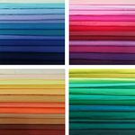 50 PCS 8" x 8" Precut Multi-Colors Cotton Fabric Squares Fabric Bundles for Sewing & Quilting Beginners