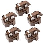 HQRP 5-Pack PTC Start Relays/Starter Replacement compatible with Crosley CDNS24V9A-BR85C CNS20T6A-9R01A CNT19C8-7A77A CNT19L6V-5A44B CS20Y6A CS20Y6W CS22AFXKQ05 DF15J DF20J DNF20J, Coaster