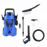 Neo® Electric High Pressure Washer 110 Bar High Power Jet Water Patio Car Cleaner with Foam Tank and Brush Included