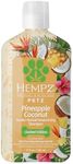Hempz New Pet Shampoo, Deodorizing wash for Smelly Dogs or Cats, Tropical Coconut Scent, Dog & Cat Shampoo 17 oz.