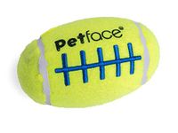 Petface Squeaky Rugby Tennis Ball