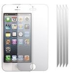 teKKno® / 5 Pack / LCD Screen Protectors Guards For The Apple iPhone 5 / 5S