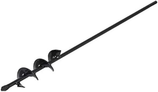 Insun Trivella per Trapano Esagonale, Rapida Fioriera per coltivatori da Giardino Nero 5x60cm