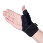 Dr.Welland Reversible Thumb & Wrist Stabilizer splint for BlackBerry Thumb, Trigger Finger, Pain Relief, Arthritis, Tendonitis, Sprained and Carpal Tunnel Supporting, Lightweight and Breathable S/M