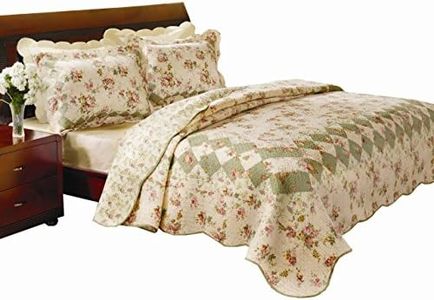 Greenland Home Fashions Bliss Ivory Quilt Set