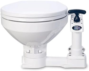 Jabsco 29120-5100 Twist n'Lock Toilettes marines manuelles, bol régulier, fermeture douce