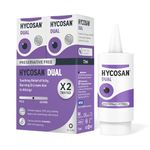 Hycosan Dual Twin Pack - Preservative Free Eyedrops - 0.05% Sodium Hyaluronate and 2% Ectoin- Recommended for Relief from Lipid Deficient Dry Eye and Meibomian Gland Dysfunction - 2x7.5ml