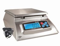 My Weigh KD8000 8kg x 1g Kitchen Scale with Bakers Percentage Feature and UK Mains Adaptor
