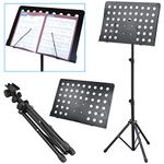 AKORD Metal Adjustable Sheet Music Stand Holder