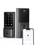 eufy Security Smart Lock C210, Keyless Entry Door Lock, Built-in WiFi Deadbolt, Smart Door Lock, No Bridge Required, Easy Installation, Touchscreen Keypad, App Remote Control, BHMA Cert