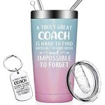 DOEARTE Coach Gifts for Women - A Truly Great Coach is Hard to Find - Volleyball, Soccer, Football, Swim, Basketball Coach Gifts - Best Coach Appreciation Gifts - Coach Tumbler 20oz