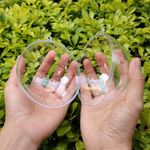 7Queen 4inch Large Clear Ball Ornam