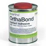 OrthaBond Contact Adhesive - Large 1 Litre Tin - All Purpose Glue ideal for leather, rubber, foams, plastic and as Shoe Glue | Used professionally by Engineers, Cobblers (shoe glue) and Artists