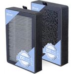Levoit LV-H128-RF Genuine Air Purifier Replacement 3-in-1 Pre, HEPA, Activated Carbon, 3-Stage Filtration System, White, Suitable for LV-H128