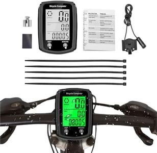 Proberos® Bike Computer and Bicycle Odometer Wired KM/H Bike Speedometer with Automatic Wake-Up Cycling Speed Tracker