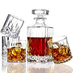 Crystal Decanter Set With Tray