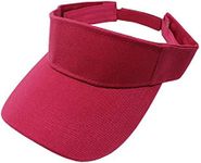 Qraftsy Sun Visor Adjustable Cap Hat Athletic Wear (Hot Pink)