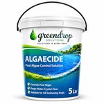 Swimming Pool Water Algaecide - 5 Liters | Swimming Pool Algae Controller | with Active Copper Ammonia Complex Formulation | Removes Green & Black Mustard Algae