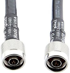 MPD Digital I LMR400 Times Microwave Coaxial Cable I N Male to N Male Connectors I Low Loss RF Coax I Jumper, CB, Ham Radio, Transmitters, Antenna I 3 FT