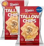 Rosie’s Chips – Kettle Cooked Chips in Grass-Fed Beef Tallow with Sea Salt – (2 Pack) 5oz Bag