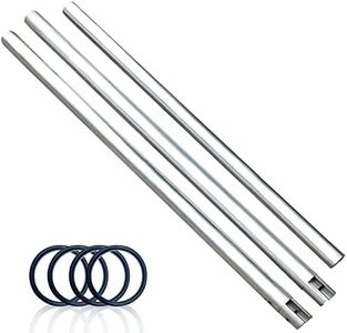 118"/3m Stainless Metal Tube Crossbar for Studio Backdrop Wall Mount System - Holder Pole