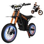 TYOKUM Electric Bike Adults Teens - 14"/12" Fat Off raod Dirt Bike, 48V 20.8Ah Battery 45-50KM Long Rang Electric Bikes,Hydraulic Suspension & Brake Ebike,3 Riding Modes Electric-Dirt-Bike