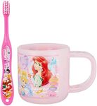 Skater KTB5-A Toothbrush Set, Toothbrush Set with Stand, Cup, For Children 3-5 Years Old, Princess Disney, 6.9 fl oz (180 ml), 5.7 inches (14.5 cm)