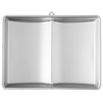 Wilton 3D Book Cake Tin, Large, Aluminium, 38.1 x 29.2 x 6.9 cm (15 x 11.5 x 2.75 in)