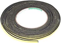 sourcing map Sealing Foam Tape 5mm Wide 2mm Thick 5m/16.4ft Long, Self Adhesive Weather Strip for Window Door Insulation