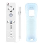 Mribo Wii Remote Controller, Replacement Remote Game Controller with Silicone Case and Wrist Strap for Nintendo Wii and Wii U