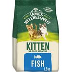 James Wellbeloved Junior Fish 1.5 kg Bag, Hypoallergenic Kitten Dry Cat Food