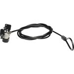 Manhattan 440240 6-Feet PVC Jacket Mobile Security Lock (Black)