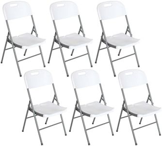 Pack 6 Sillas Plegables con Asa 47x58x87cm O91