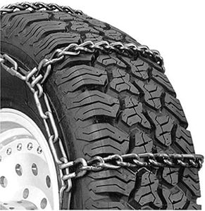 Security Chain Company QG3231 Quik Grip Wide Base DH Light Truck Tire Traction Chain - Set of 2,Silver