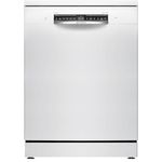 Bosch SMS4EKW06G Series 4, Free-Standing Dishwasher 60 cm, B Energy Rated, 13 Place Settings, 9 Litre, ExtraDry, Rackmatic Adjustable Basket, Silence Plus 42dB, White