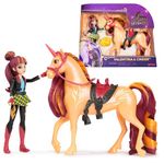 Unicorn Academy, Valentina & Cinder Set with 2 Riding Accessories & Hair Styling Tool, Dolls & Unicorn Toys for Girls Ages 4 and up