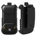 Wireless ProTech Case with Clip Compatible with Kyocera DuraXE Epic for AT&T Phone Models E4830 E4830NC, TRU Flex WP66 Material, Secure fit, Quick Release Latch, Swivel Belt Clip Holster