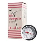 Meat Thermometer Probe Oven Proof Food Temperature Probe - Ideal Cooking Thermometer For Meat with Recommended Cooking Temperatures for Meat and Poultry Food Thermometer Beef Turkey Chicken