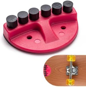 Skateboard Spark Plate, Upgraded 6 Spark Points, Easy to Install & Remove, Creates Bright Sparks on Most Hard Surfaces, Durable Skateboard Tail Spark Plate for Street, Skatepark & Driveway Riding