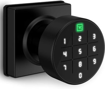 GeekTale Smart Keypad Door Lock, Electronic Digital Door Lock with Code, Smart Door Knob with Keypad Lock, Keyless Entry Door Lock