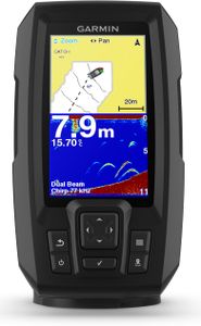 Garmin STRIKER Plus 4 Fish Finder – Dual-Beam Transom Transducer