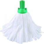 Exel psgn1210p Standard Big Mop, White and Green(pack of 10)