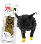 PawZ Dog Boots | Rubber Dog Booties | Waterproof Snow Boots for Dogs | Paw Protection for Dogs | 12 Dog Shoes per Pack (XX-Small)